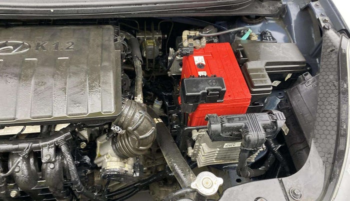 2021 Hyundai GRAND I10 NIOS SPORTZ AMT 1.2 KAPPA VTVT, Petrol, Automatic, 23,994 km, Engine View - Left