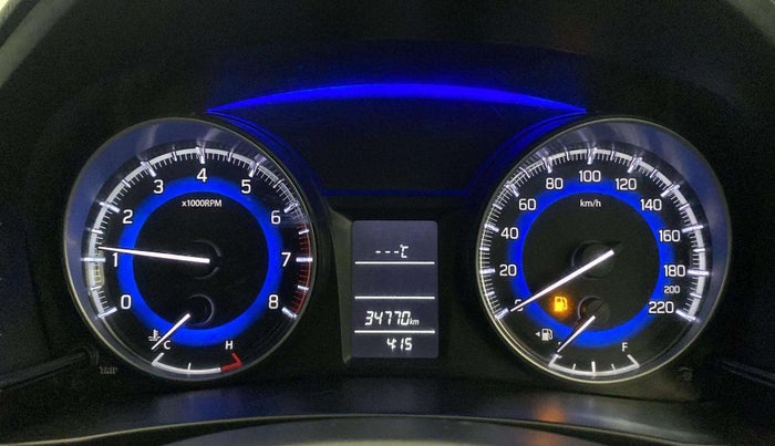 2021 Maruti Baleno DELTA PETROL 1.2, Petrol, Manual, 34,701 km, Odometer Image