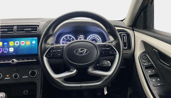 2022 Hyundai Creta E 1.5 DIESEL, Diesel, Manual, 30,573 km, Steering Wheel Close Up