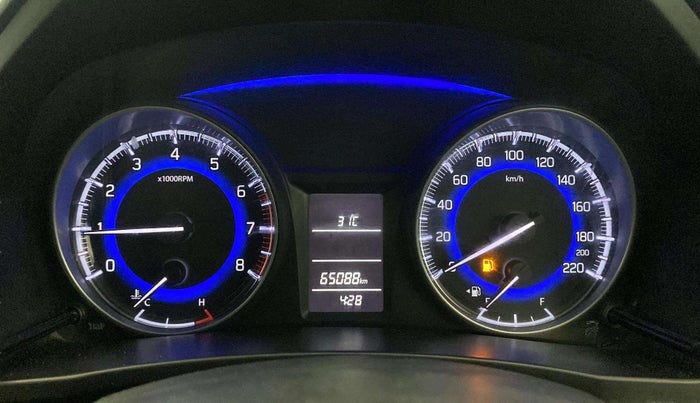 2017 Maruti Baleno DELTA PETROL 1.2, Petrol, Manual, 65,025 km, Odometer Image