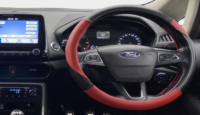 2018 Ford Ecosport TITANIUM 1.5L DIESEL, Diesel, Manual, 1,02,515 km, Steering Wheel Close Up