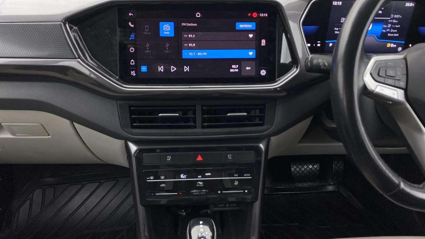 2021 Volkswagen TAIGUN TOPLINE 1.0 TSI AT, Petrol, Automatic, 49,885 km, Air Conditioner