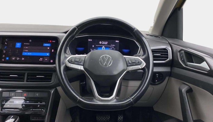 2021 Volkswagen TAIGUN TOPLINE 1.0 TSI AT, Petrol, Automatic, 49,844 km, Steering Wheel Close Up