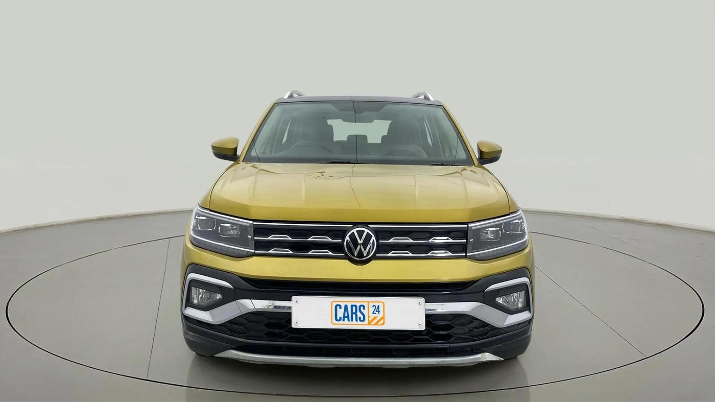 2021 Volkswagen TAIGUN TOPLINE 1.0 TSI AT, Petrol, Automatic, 49,885 km, Front