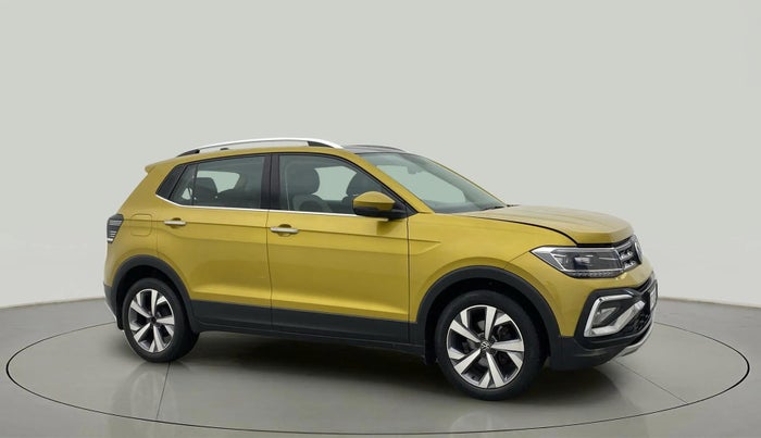 2021 Volkswagen TAIGUN TOPLINE 1.0 TSI AT, Petrol, Automatic, 49,844 km, Right Front Diagonal