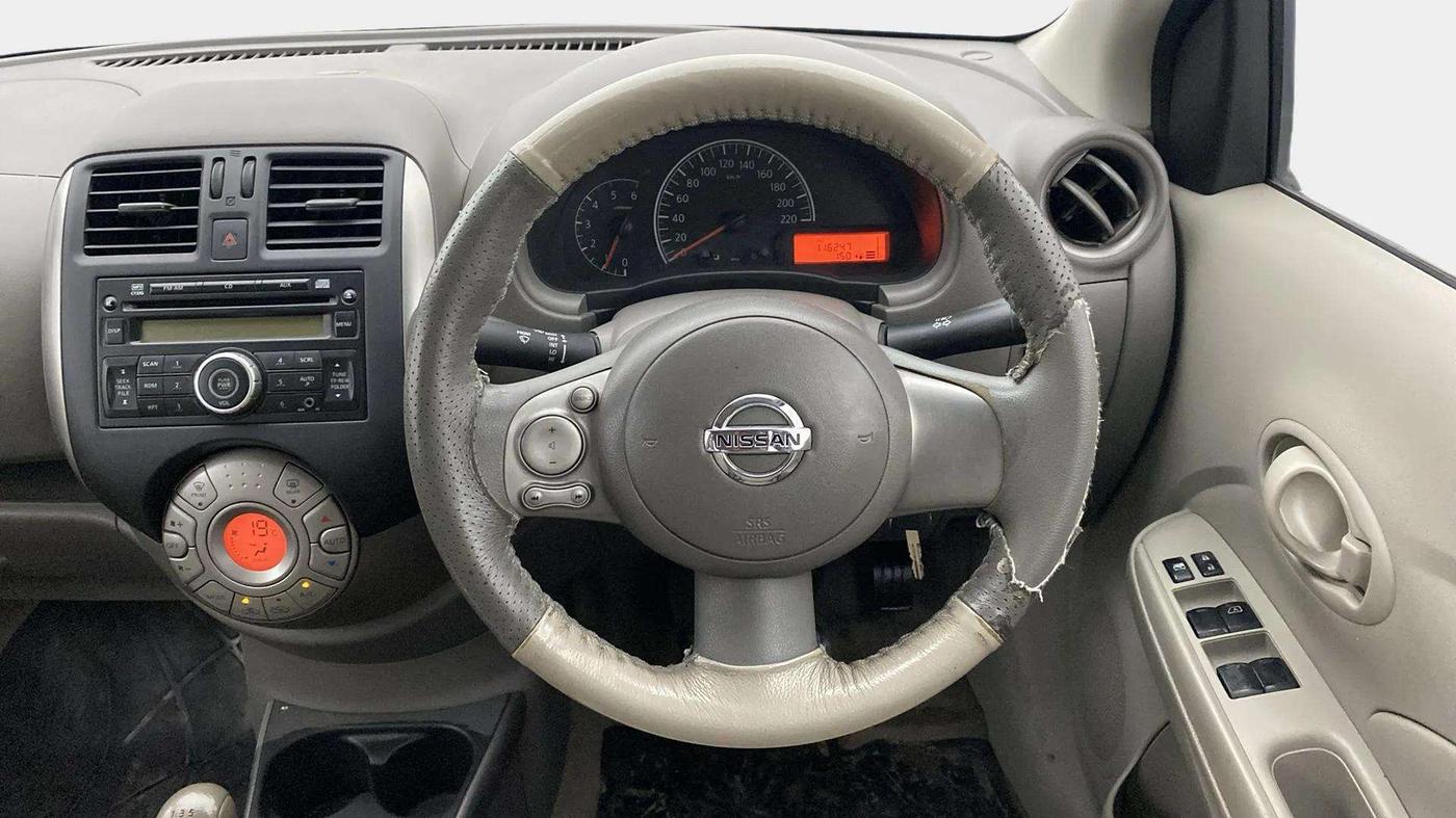 2012 Nissan Sunny XL DIESEL, Diesel, Manual, 1,16,242 km, Steering Wheel Close Up