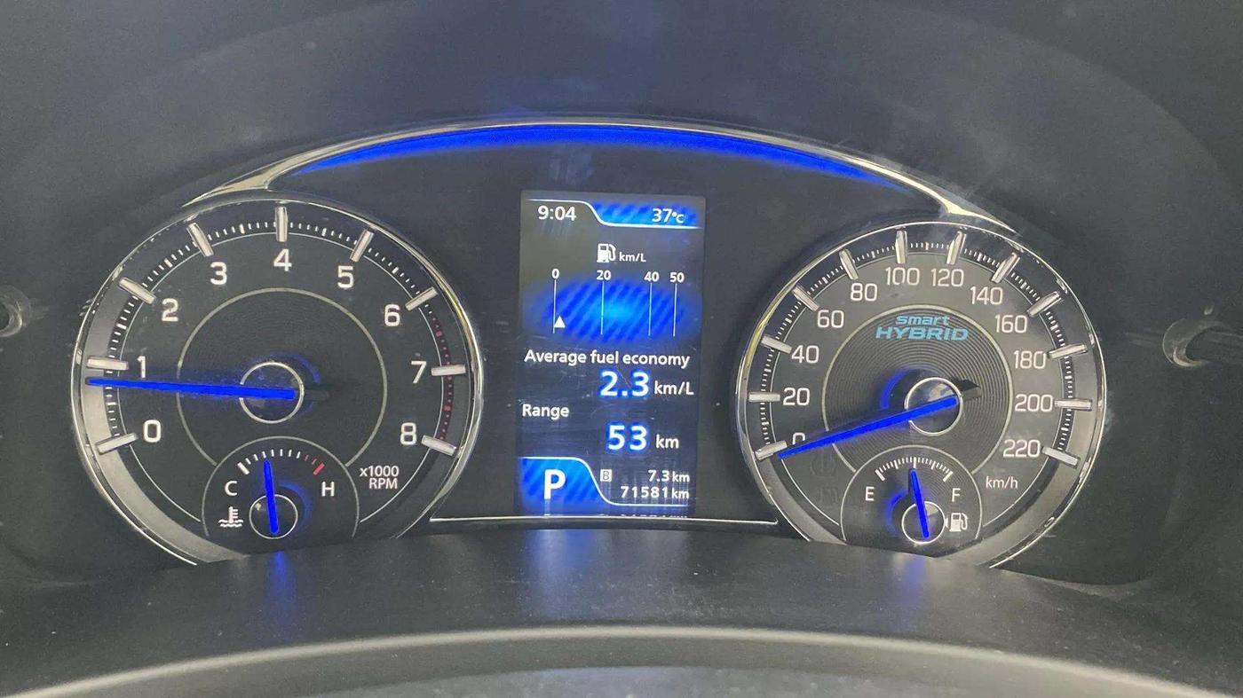 2019 Maruti Ciaz ALPHA  AT 1.5 SHVS PETROL, Petrol, Automatic, 71,585 km, Odometer Image