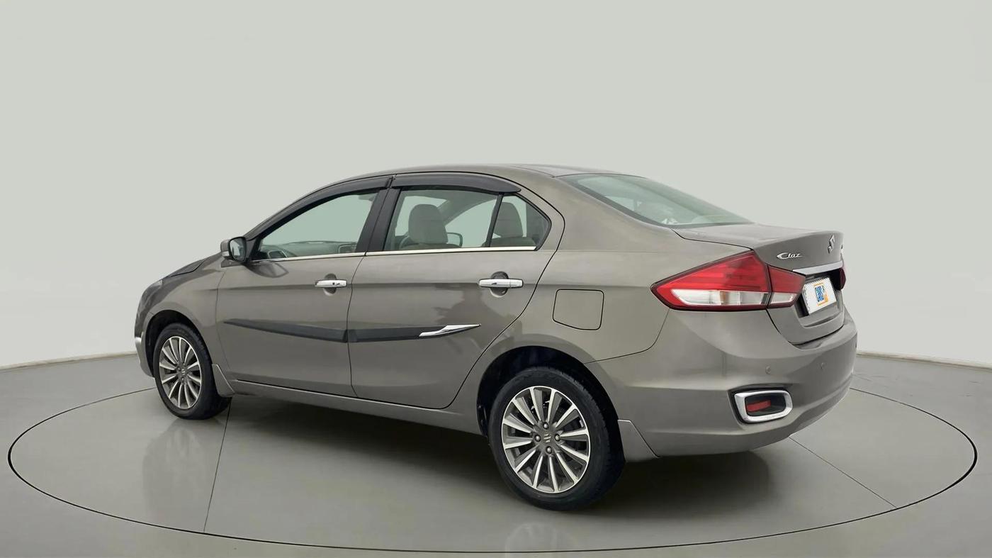 2019 Maruti Ciaz ALPHA  AT 1.5 SHVS PETROL, Petrol, Automatic, 71,585 km, Left Back Diagonal