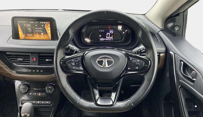 2023 Tata NEXON XZA PLUS LUX SUNROOF KAZIRANGA PETROL, Petrol, Automatic, 39,852 km, Steering Wheel Close Up