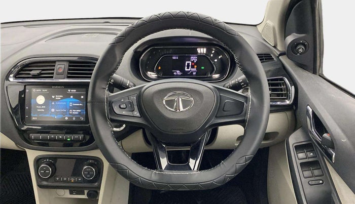 2023 Tata TIGOR XZ PLUS CNG, CNG, Manual, 45,166 km, Steering Wheel Close Up