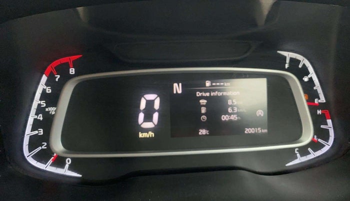 2023 KIA SONET HTX 1.0 IMT, Petrol, Manual, 19,997 km, Odometer Image