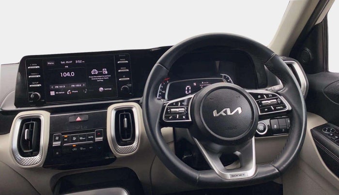 2023 KIA SONET HTX 1.0 IMT, Petrol, Manual, 19,997 km, Steering Wheel Close Up
