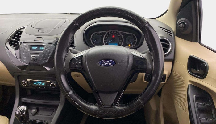 2018 Ford Figo Aspire TITANIUM 1.2 PETROL, Petrol, Manual, 84,266 km, Steering Wheel Close Up