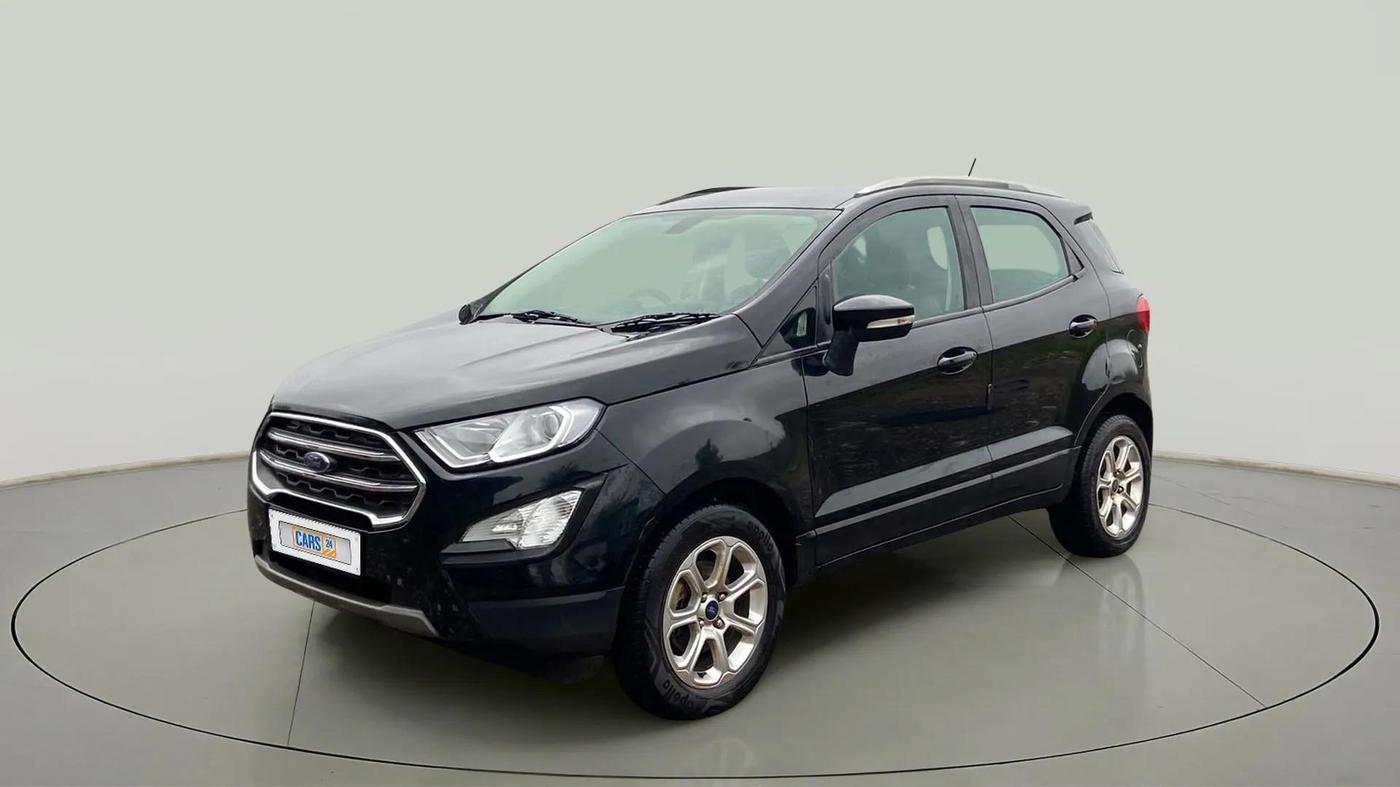 2020 Ford Ecosport TITANIUM + 1.5L PETROL AT, Petrol, Automatic, 77,665 km, Left Front Diagonal