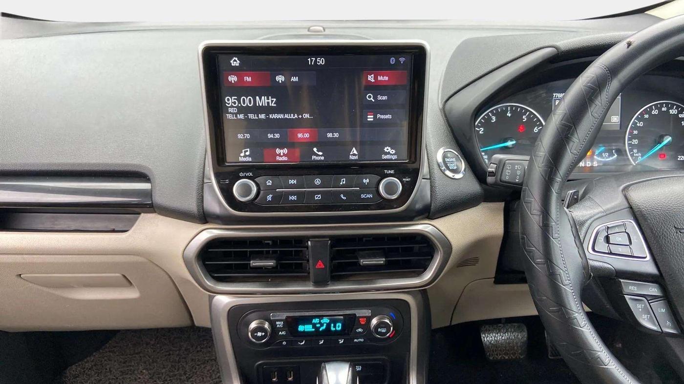 2020 Ford Ecosport TITANIUM + 1.5L PETROL AT, Petrol, Automatic, 77,665 km, Air Conditioner