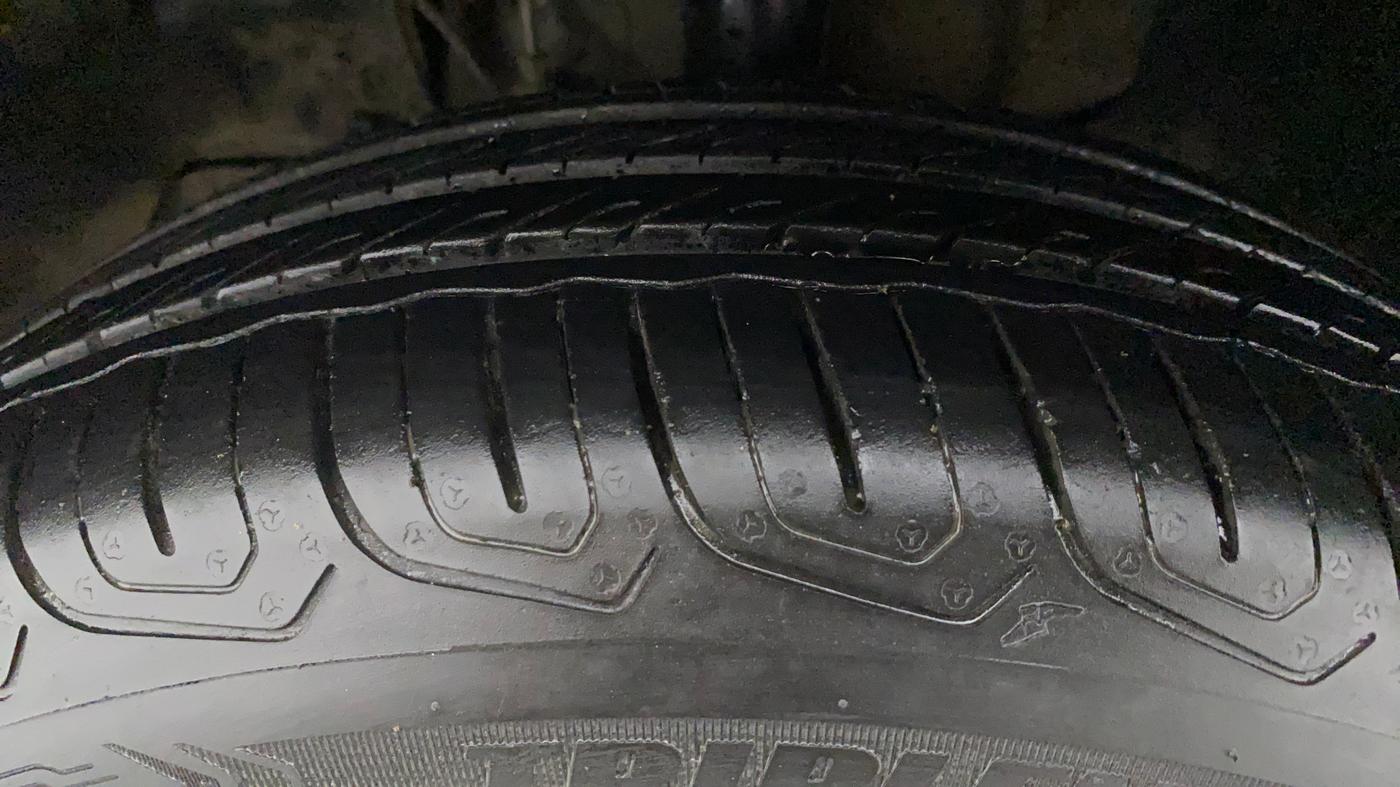 2022 Tata TIGOR XZ PLUS CNG, CNG, Manual, 10,076 km, Left Front Tyre Tread