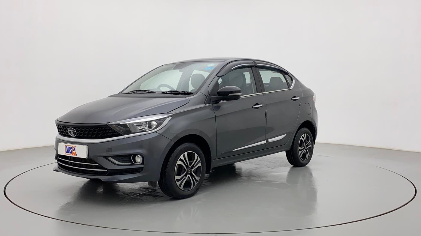 2022 Tata TIGOR XZ PLUS CNG, CNG, Manual, 10,076 km, Left Front Diagonal