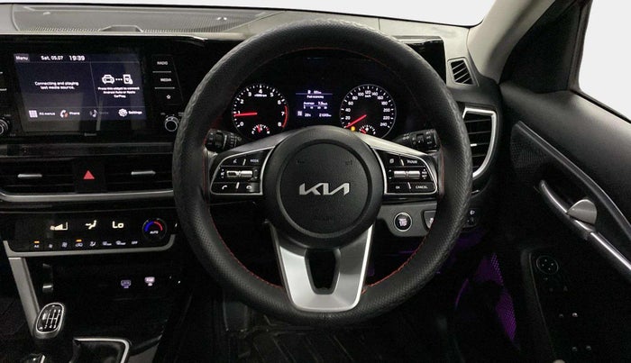2022 KIA SELTOS HTK PLUS 1.5 IMT, Petrol, Manual, 21,022 km, Steering Wheel Close Up