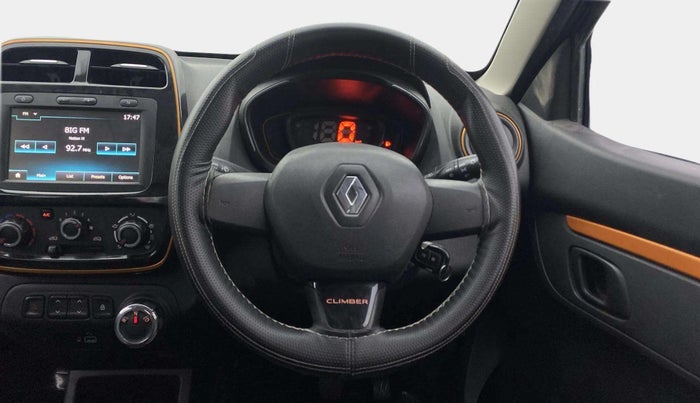 2019 Renault Kwid CLIMBER 1.0 AMT, Petrol, Automatic, 27,984 km, Steering Wheel Close Up