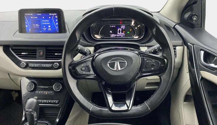 2020 Tata NEXON XZA PLUS (O) PETROL, Petrol, Automatic, 60,663 km, Steering Wheel Close Up
