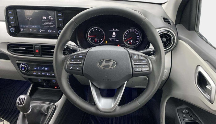 2023 Hyundai GRAND I10 NIOS ASTA 1.2 KAPPA VTVT, Petrol, Manual, 11,088 km, Steering Wheel Close Up