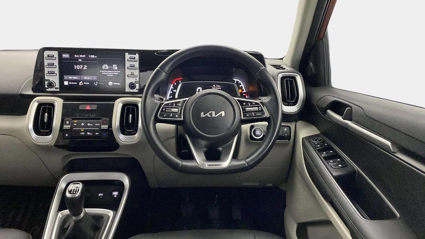 2022 KIA SONET HTX 1.5, Diesel, Manual, 44,868 km, Steering Wheel Close Up