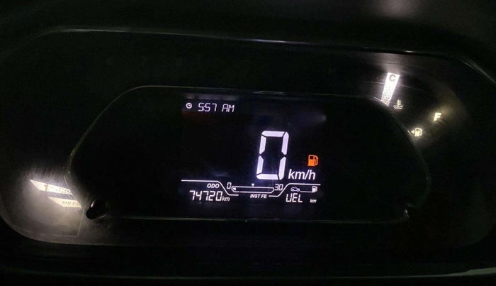 2020 Tata TIGOR XZ PLUS PETROL, Petrol, Manual, 74,711 km, Odometer Image