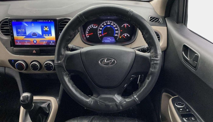 2016 Hyundai Grand i10 MAGNA 1.2 KAPPA VTVT, Petrol, Manual, 40,217 km, Steering Wheel Close Up