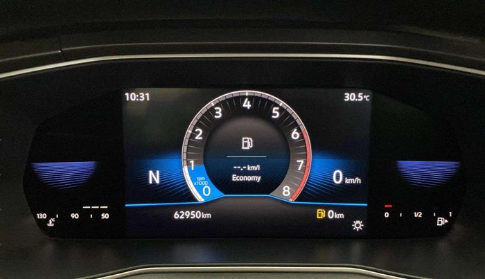 2021 Volkswagen TAIGUN TOPLINE 1.0 TSI AT, Petrol, Automatic, 62,949 km, Odometer Image