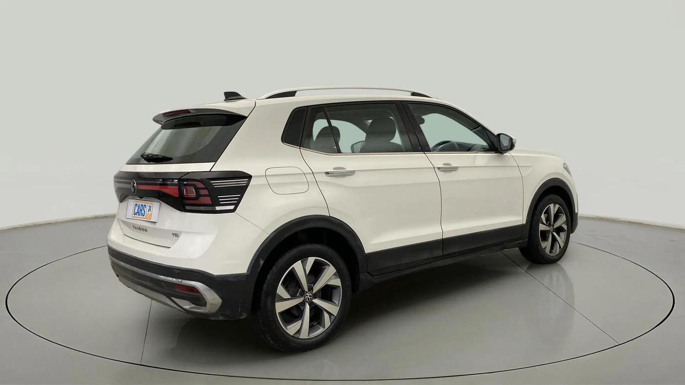 2021 Volkswagen TAIGUN TOPLINE 1.0 TSI AT, Petrol, Automatic, 62,949 km, Right Back Diagonal