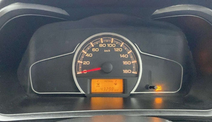 2022 Maruti Alto LXI OPT CNG, CNG, Manual, 43,298 km, Odometer Image