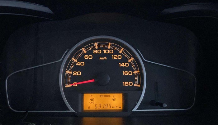 2021 Maruti Alto LXI CNG, CNG, Manual, 63,175 km, Odometer Image