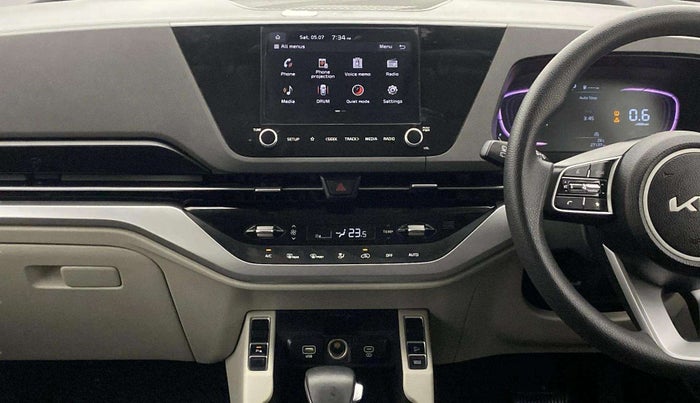 2023 KIA CARENS PRESTIGE PLUS 1.5 PETROL DCT 7 STR, Petrol, Automatic, 27,100 km, Air Conditioner