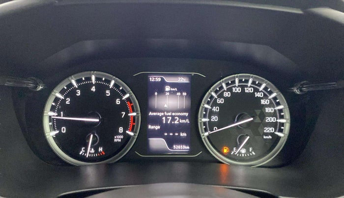 2022 Maruti Grand Vitara ZETA SMART HYBRID, Petrol, Manual, 52,682 km, Odometer Image