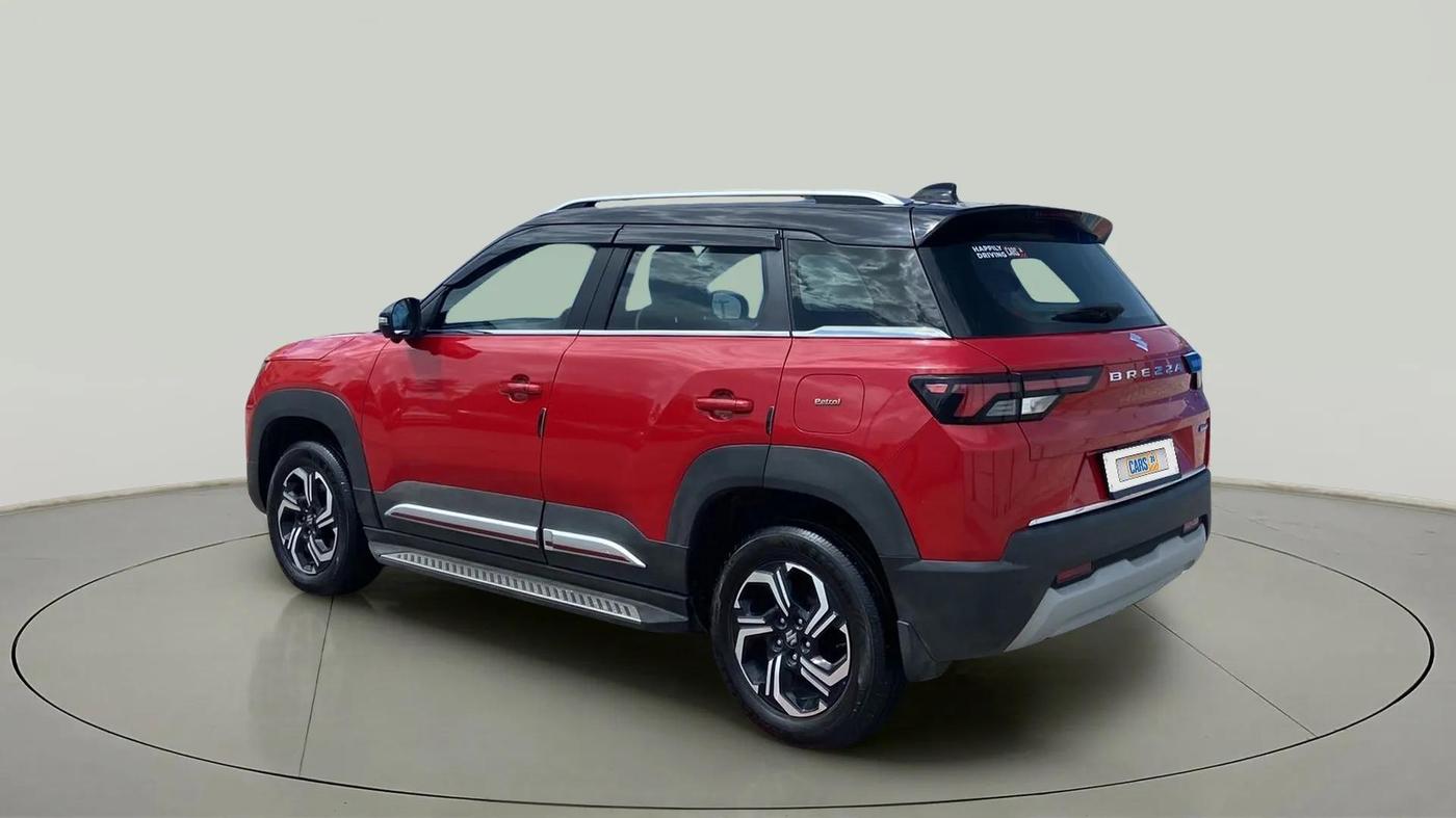 2023 Maruti BREZZA ZXI + SMART HYBRID, Petrol, Manual, 8,638 km, Left Back Diagonal