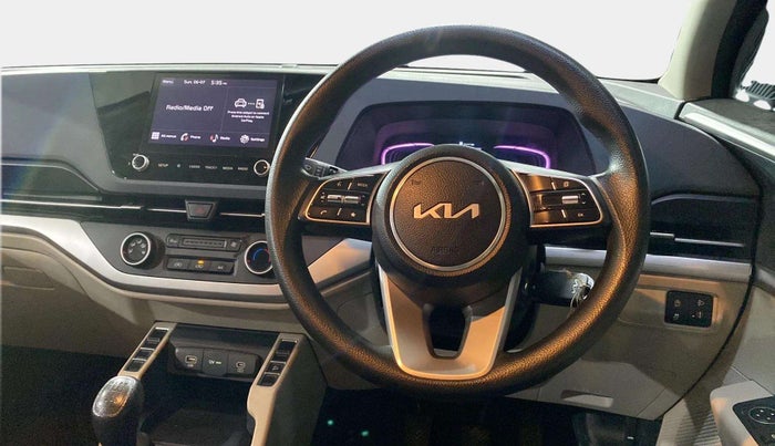 2024 KIA CARENS Premium (O) 1.5 Petrol 7 STR, Petrol, Manual, 7,888 km, Steering Wheel Close Up