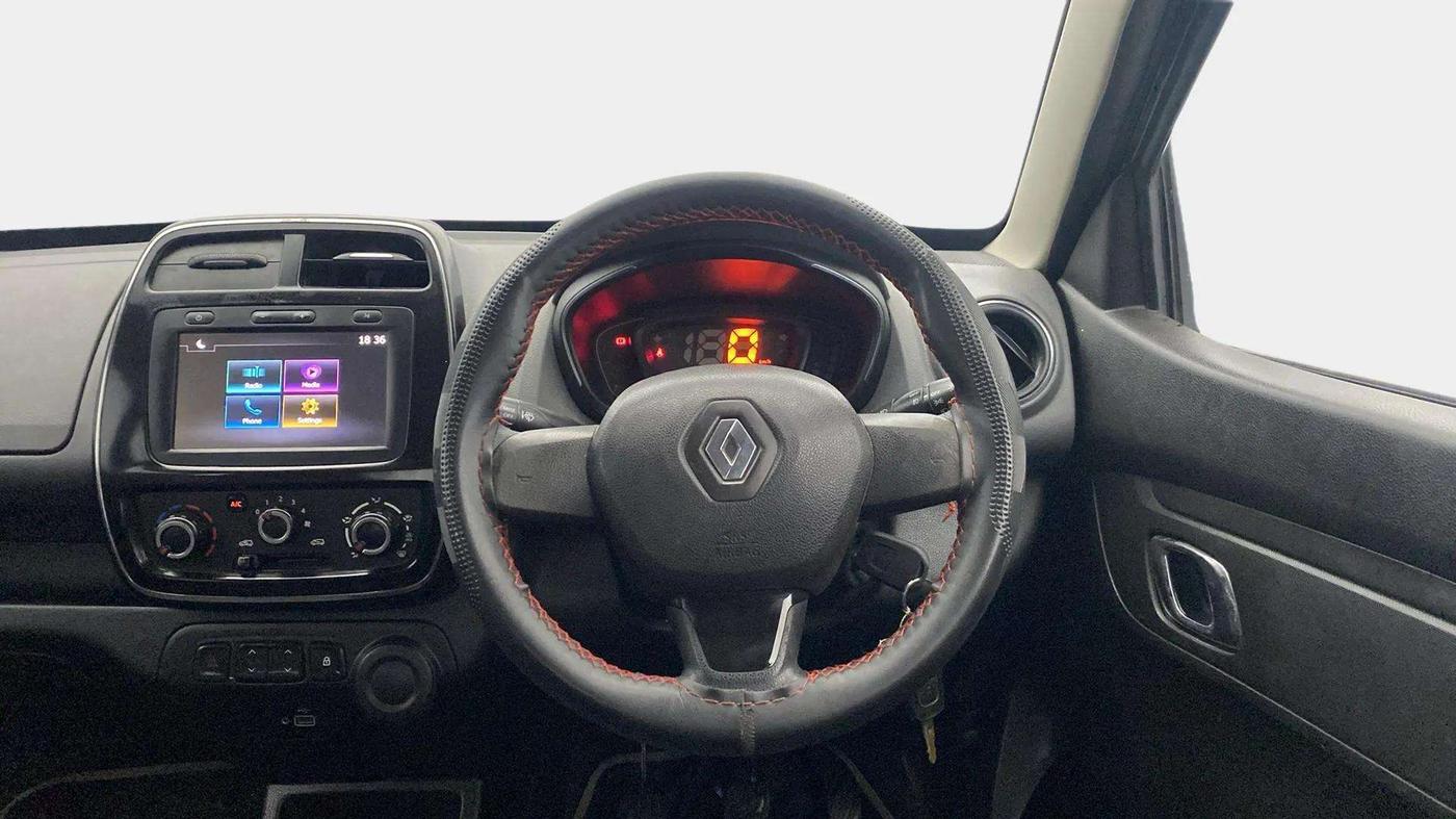 2019 Renault Kwid RXT 0.8 (O), Petrol, Manual, 77,338 km, Steering Wheel Close Up