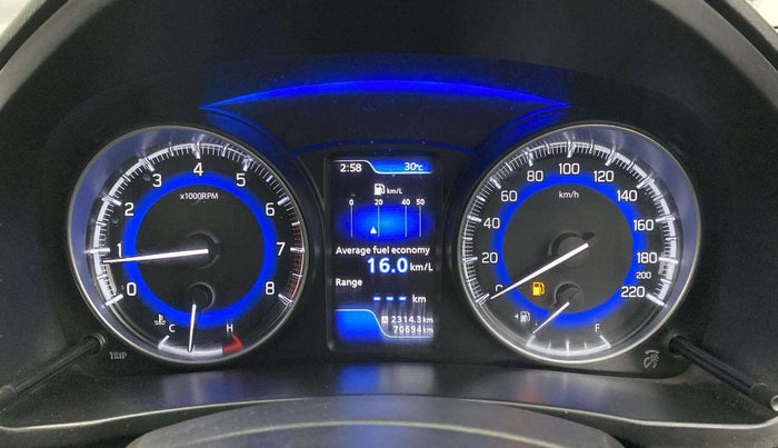 2021 Maruti Baleno ZETA PETROL 1.2, Petrol, Manual, 70,630 km, Odometer Image