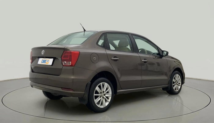 2016 Volkswagen Ameo HIGHLINE1.2L, Petrol, Manual, 1,04,525 km, Right Back Diagonal