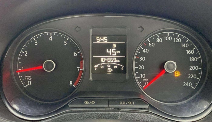 2016 Volkswagen Ameo HIGHLINE1.2L, Petrol, Manual, 1,04,525 km, Odometer Image