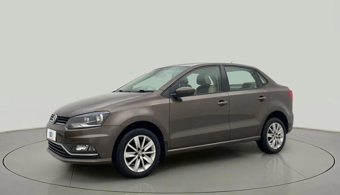 2016 Volkswagen Ameo HIGHLINE1.2L, Petrol, Manual, 1,04,525 km, Left Front Diagonal