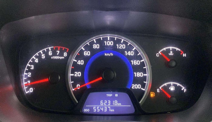 2017 Hyundai Grand i10 SPORTZ (O) 1.2 KAPPA VTVT, CNG, Manual, 55,430 km, Odometer Image