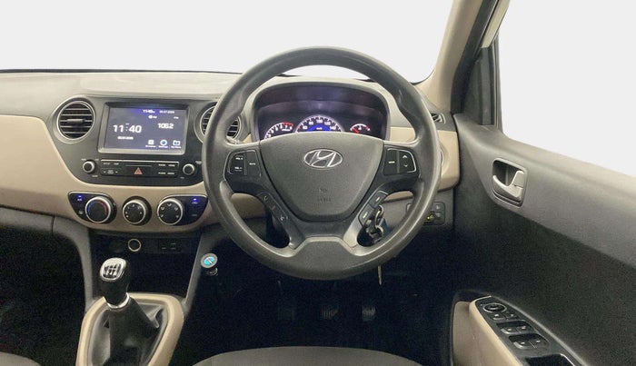 2017 Hyundai Grand i10 SPORTZ (O) 1.2 KAPPA VTVT, CNG, Manual, 55,430 km, Steering Wheel Close Up