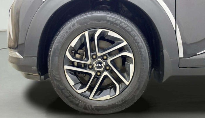 2025 KIA CARENS  PRESTIGE PLUS 1.5 TURBO PETROL DCT 7 STR, Petrol, Automatic, 27,414 km, Left Front Wheel
