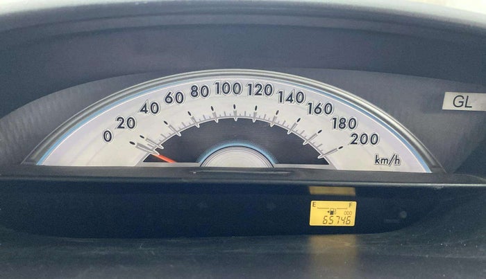 2012 Toyota Etios G, Petrol, Manual, 65,705 km, Odometer Image