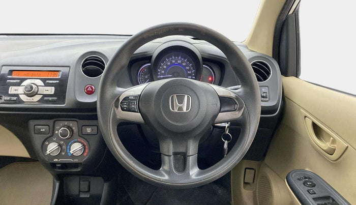 2014 Honda Brio S MT, Petrol, Manual, 64,374 km, Steering Wheel Close Up