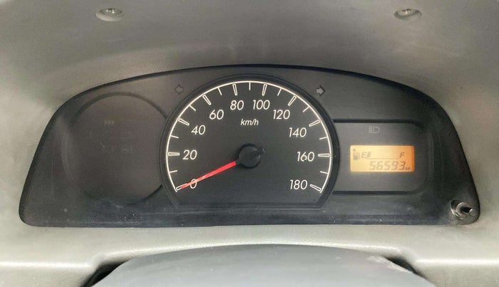 2012 Maruti Alto LXI, Petrol, Manual, 56,611 km, Odometer Image