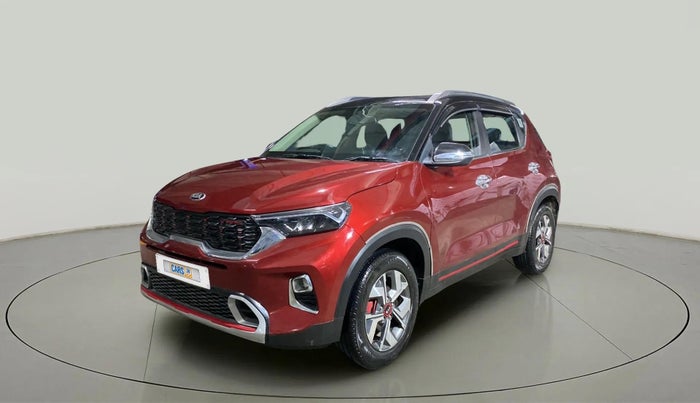 2020 KIA SONET GTX PLUS 1.0 DCT DUAL TONE, Petrol, Automatic, 14,472 km, Left Front Diagonal