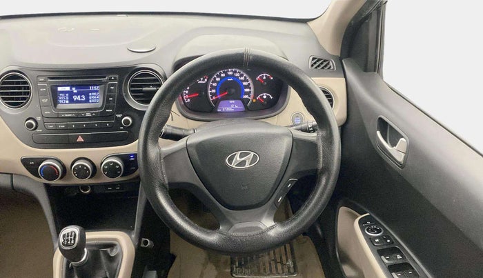 2014 Hyundai Grand i10 SPORTZ 1.2 KAPPA VTVT, Petrol, Manual, 37,254 km, Steering Wheel Close Up