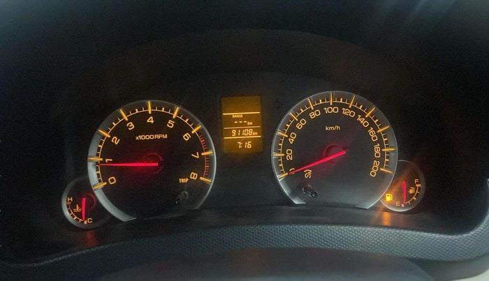 2016 Maruti Swift Dzire VXI, CNG, Manual, 91,055 km, Odometer Image